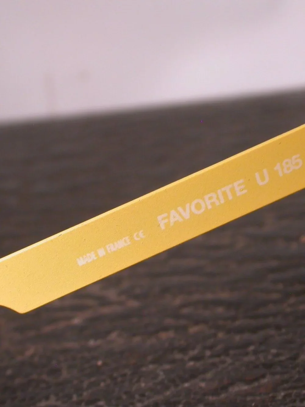 Authentic Anne et Valentin Favorite BRIGHT Yellow Stripe Eyeglasses Made France